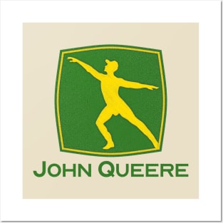 John Queere Faux Embroidery Effect Posters and Art